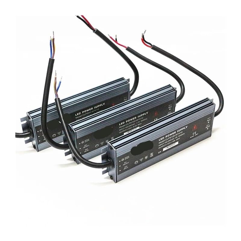 Adaptateur d'alimentation LED DC 24V 60W étanche IP67 pour bande lumineuse