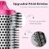 Farery 2.4 Thermal Brush, Large Barrel Heated Round Brush with Triple PTC & 5 Heat Settings (280-420F), Lightweight Dual Voltage for Voluminous Big Curls, Waves & Straightening Long Hair, Pink