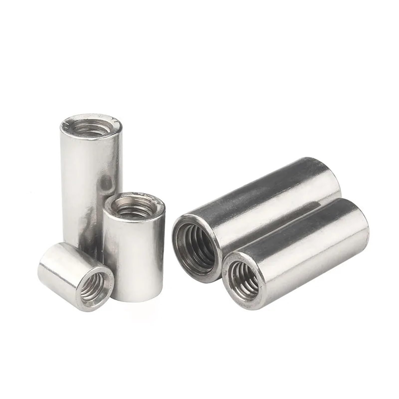 Dadi di giunzione tondi, dadi giunti in acciaio inox 304 M3 a M16 pacchetto di gamma (M16 x 24 x 30 1 pz)
