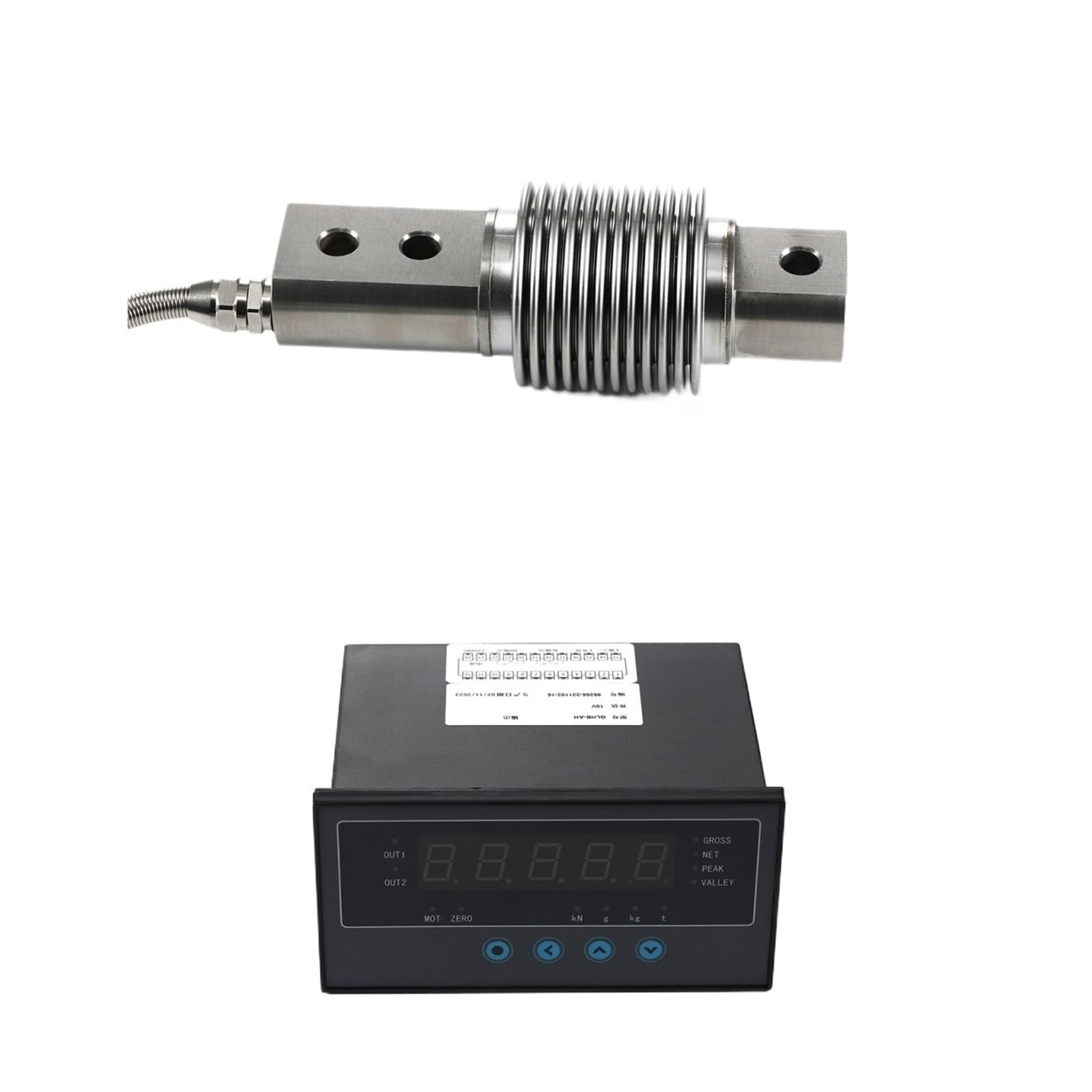 MXXDMOPD Load Cell Sensor with Indicator Display Tension and Compression Force Weight Pressure 10KG 20KG 30KG 50KG(10KG and Indicator)