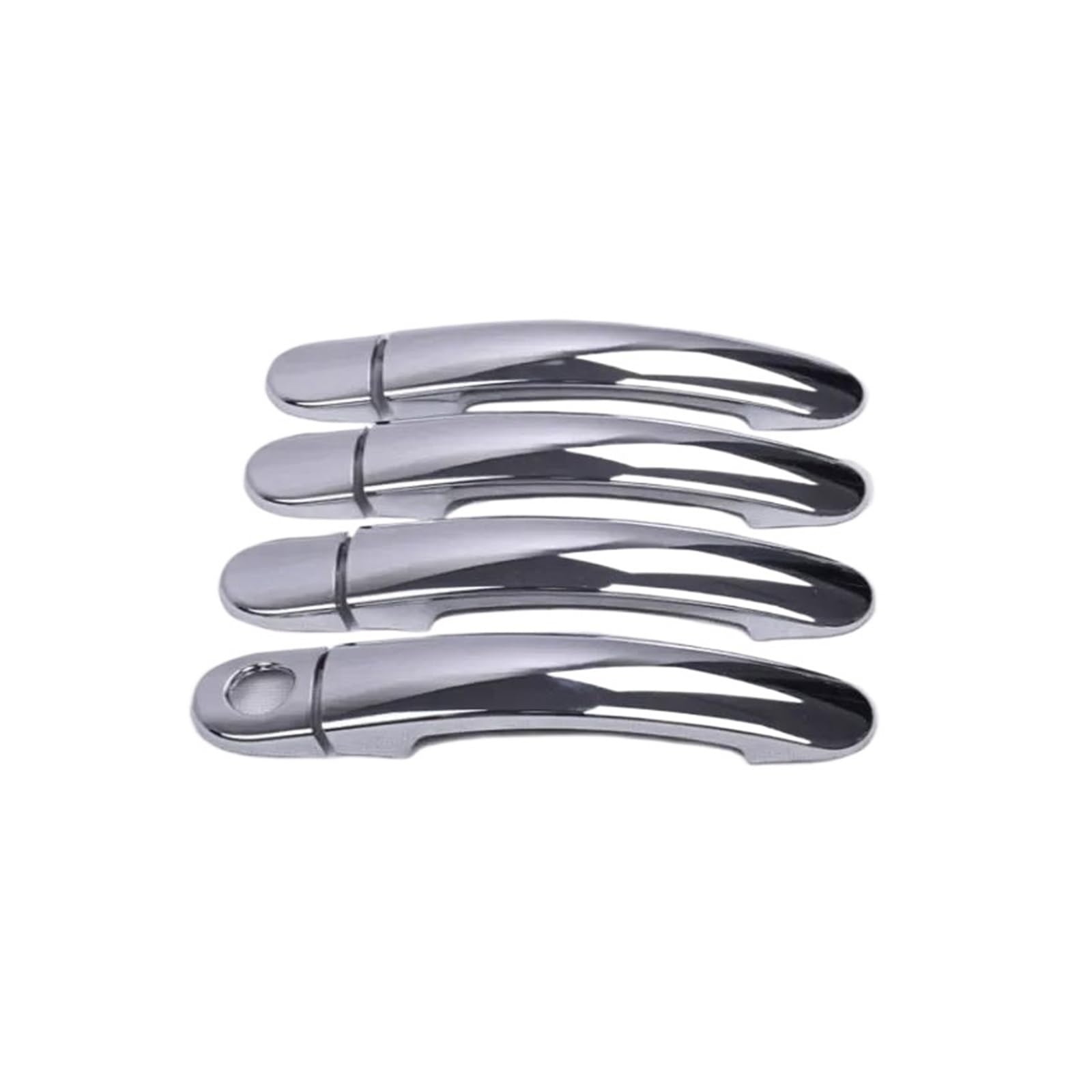 Cavinbdz Chrome 1 Car Outside Door Pull Grab Handle Cover For Vw For Passat B5 B5.5 Mk5 1996~2005 (Chrome 1)
