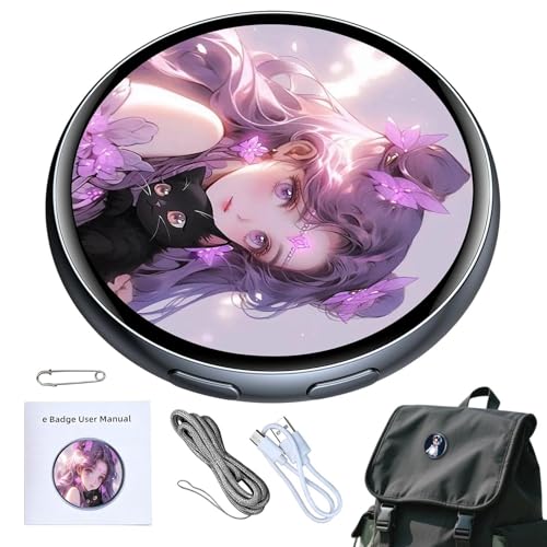 Pin insignia electrónica de anime portátil para festivales y convenciones