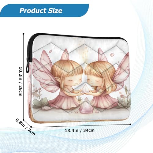 Funda para laptop impermeable con diseño floral 13-14 pulgadas miniatura 3