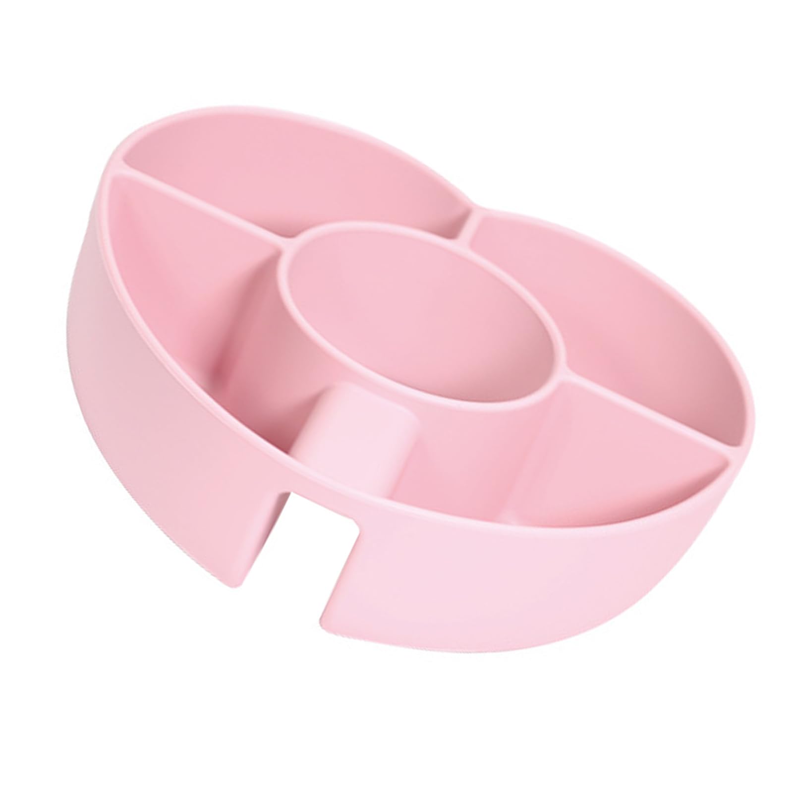 Tsophreniq Spill Resistant Divider for 40oz Tumblers Dishwasher Safe Easy to Carry for on the Go Snacking Glass Plate