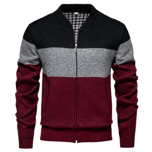 Suéter de punto para hombre estilo coreano de moda otoño invierno casual