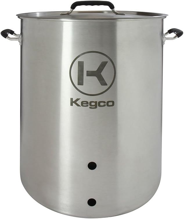 Kegco 20 gallon Brew Kettle with Plug & 2Piece Ball Valve