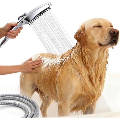 G-Promise Dog Shower Attachment with Hose and Diverter Cover
