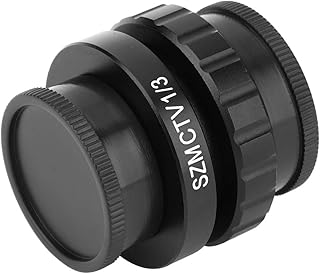 NDNCZDHC Microscope Lens Adapters, SZMCTV 1/3 Adapter C Mount Lens Adapter for Trinocular Stereo Microscope Video Camera