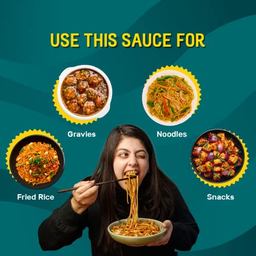 Image of MasterChow Kolkata King Spicy Schezwan Stir Fry Cooking Sauce (220gm) |No Artificial Color | Fresh From the Kitchen | Get Restaurant Style Taste in Just 10 Minutes | Serves 4-5 Meals
