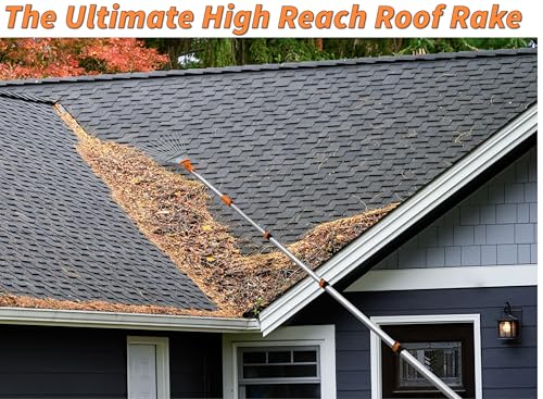 1.2-3.7m Telescoping Roof Rake with Extension Pole - Image 4