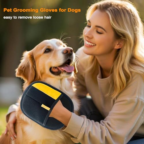 Image of 2025 New Upgrade Pet Hair Removal Glove for Cats & Dogs, Efficient Grooming Gloves for Pet Hair, Cat Grooming Gloves for Hair Removal, Reusable Pet Hair Remover Glove