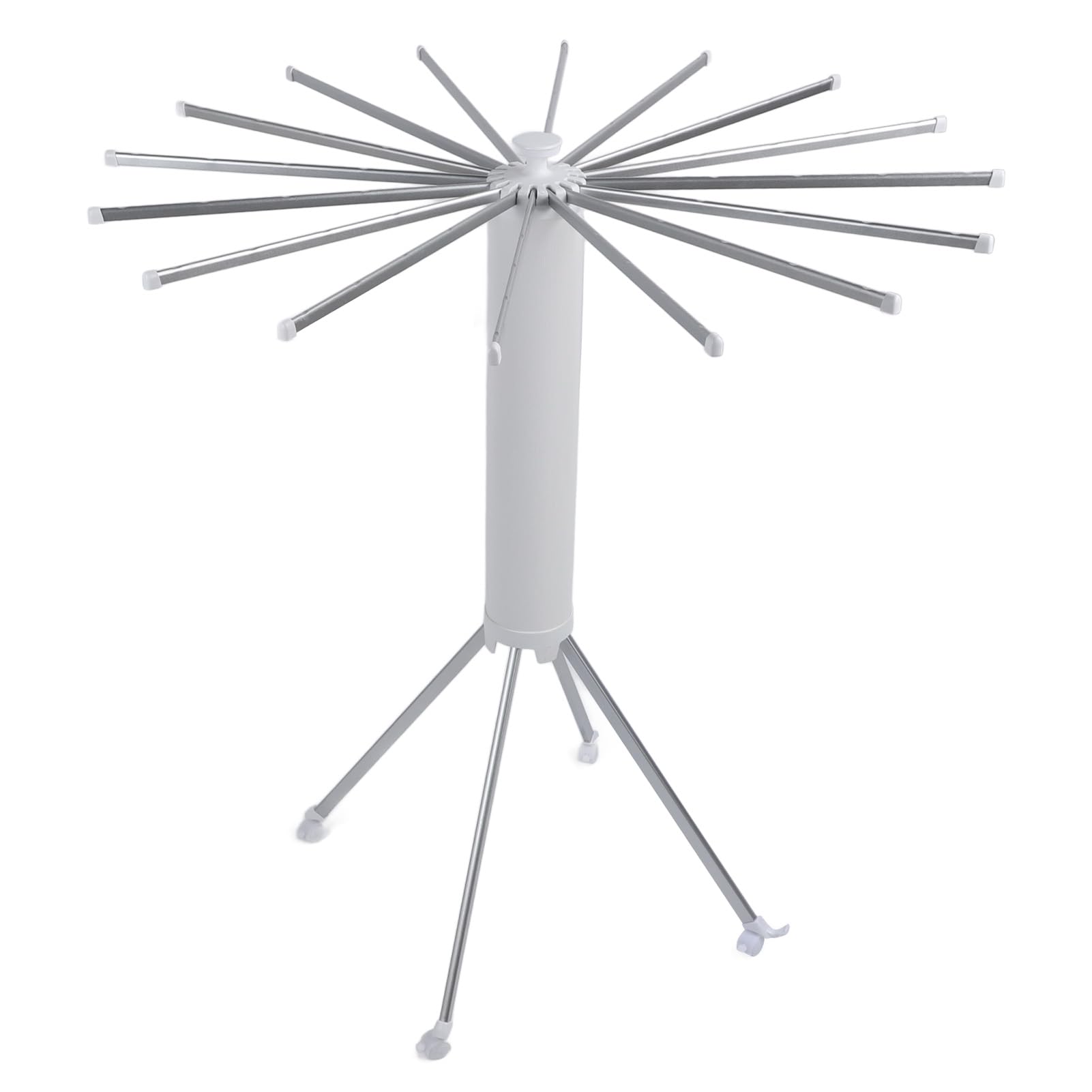 Étendoir à linge trépied compact pour sécher sans encombrer le balcon