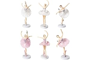 Fun Express Ballerina Cupcake Toppers, 6-Pack