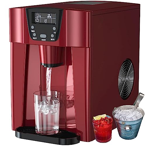 Fabricadora de hielo VIDECOR 2 en 1 con dispensador de agua miniatura 1