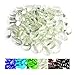 onlyfire Fire Glass Cashew for Natural or Propane Fire Pit, Fireplace, or Gas Log Sets, 10-Pound, 1/2-Inch, Crystal Ice