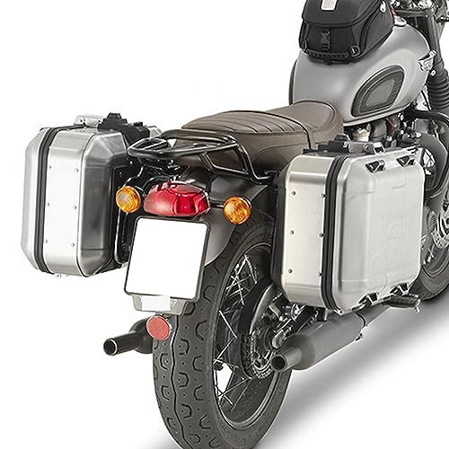 Givi PL6410 supports latéraux pour partir en voyage avec votre Triumph Bonneville T120