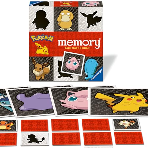 Ravensburger 24954 Collectors Memory Pokémon - Die Fan-Edition des weltbekannten Gedächtnisspiels für 2-8 Spieler ab 6 Jahren