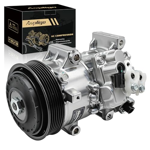 Air Conditioner AC Compressor with A/C Clutch Fits for Corolla 2011-2013 1.8L, 2011-2014 for Matrix 1.8L,CO 29097C 8831002710 8831002711 178322 8831068031 447280-9060 447150-2111 447150-4840 471-1023