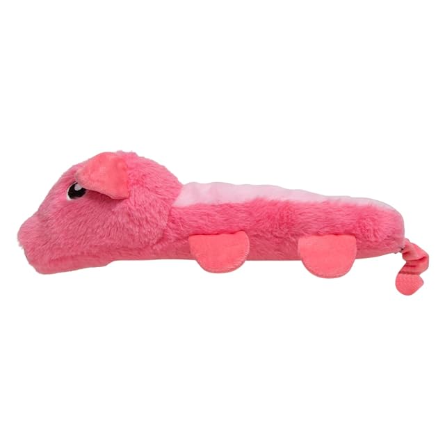 JACK AND VANILLA, Juguete Interactivo para Perro en Forma de Cerdo Rosa, Suave y Duradero
