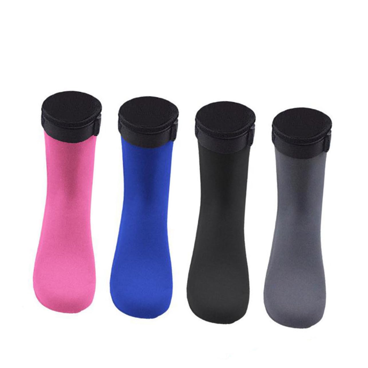 BRIGHTFUFU Snorkeling Diving Socks 3mm Neoprene Warm Socks Non-Slip Ankle Support Size l for Adults