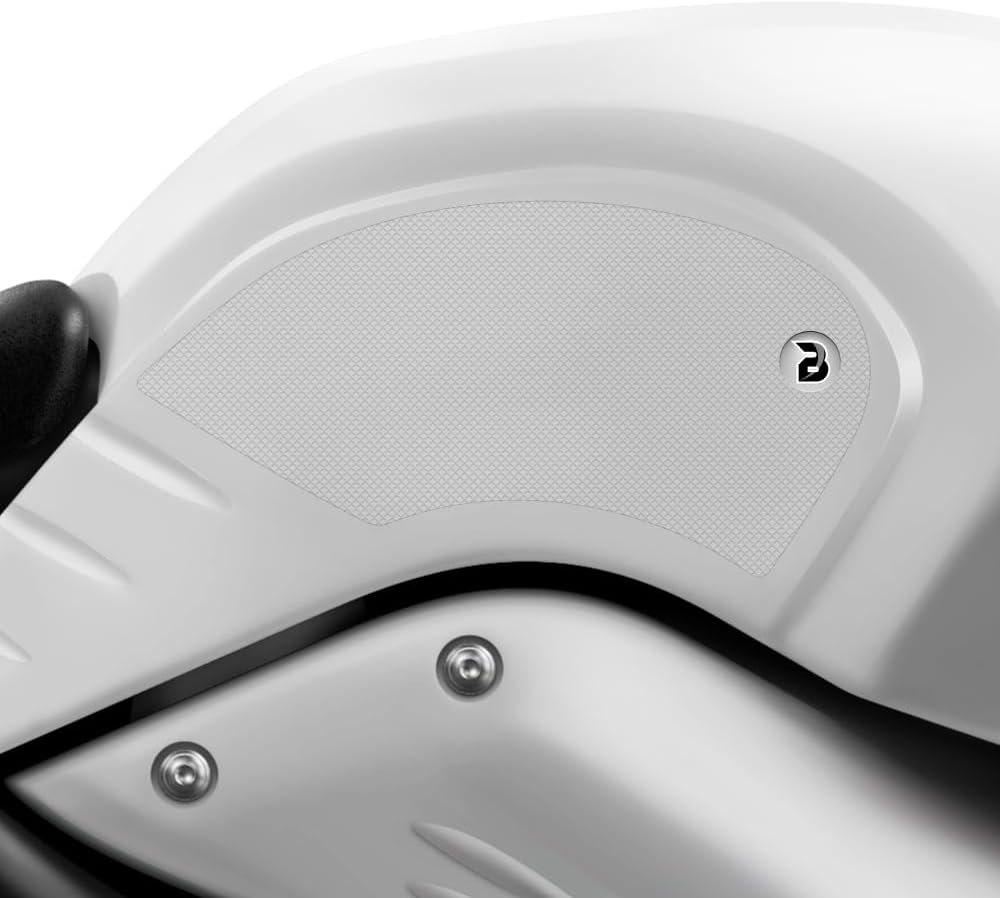 BLOQ Motorcycle Tank Grips compatible with BMW RNINET (2014-) HiGrip - CLEAR