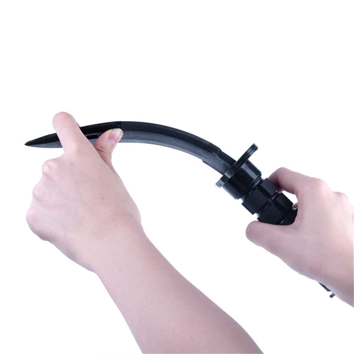 Pinzas de alicates seguras 1:1 cuchillo de goma táctico para entusiastas de entrenamiento militar CS cosplay juguete espada primera sangre accesorios daga marrón