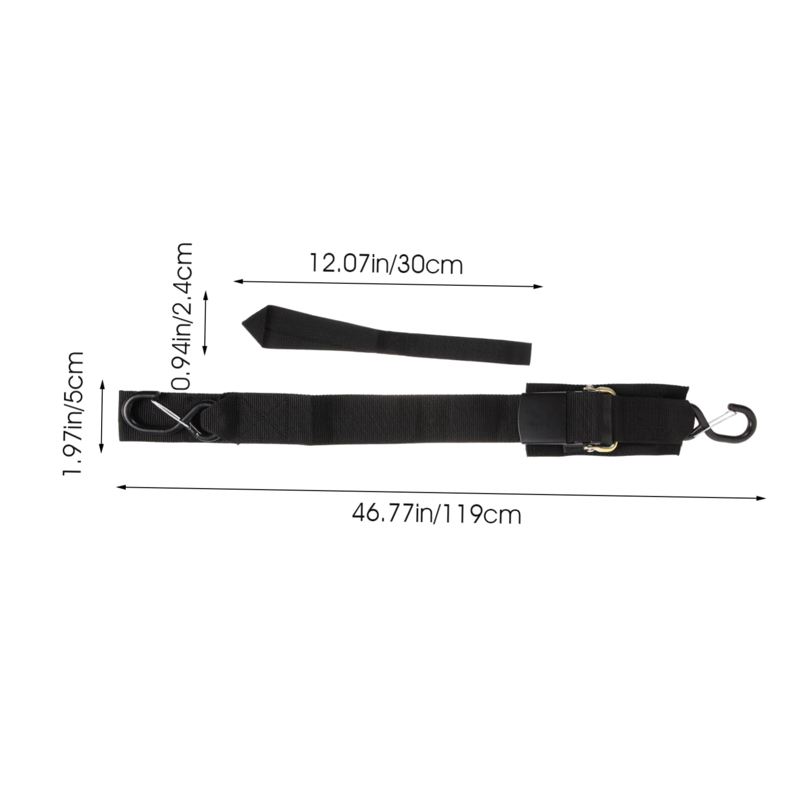 Outanaya 4pcs Boat Trailer Tie Down Straps Kayak Straps Boat Binding Fixing Safe Reliable Easy to Install
