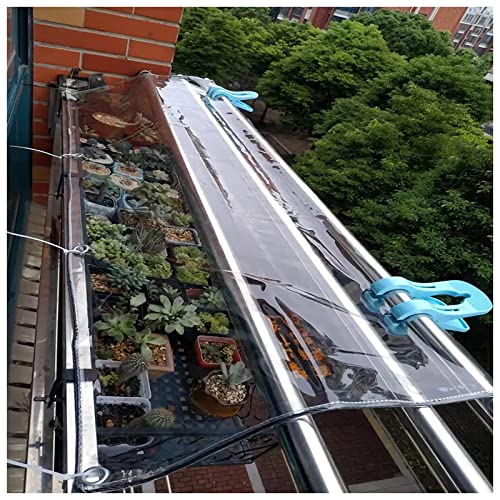 Bâche transparente 600 g/m² plastique étanche jardin fleur piscine - 6