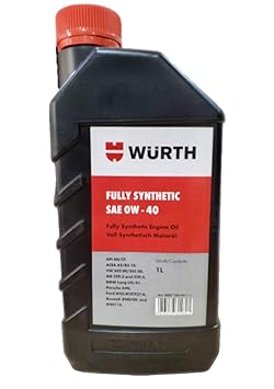 Wuerth 0W40 Api Sm Full Synthetic Engine Oil (1 L)