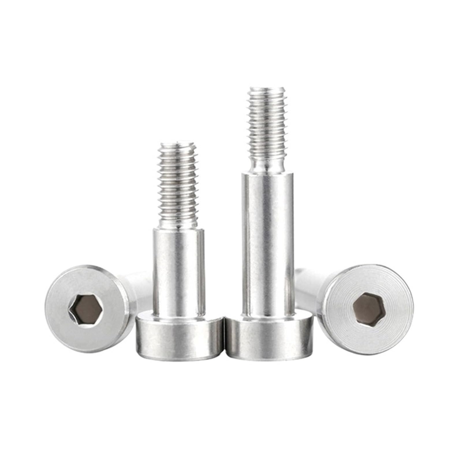 Tasselli Cartongesso Testa a esagono incassato esagonale da 1/2/5/10 pezzi | Bullone a vite con spallamento cuscinetto a rulli in acciaio inossidabile M2 .5 M3 M4 M5 M6 M8 M10 M12 304(8mm,D8x M6 (5pcs))