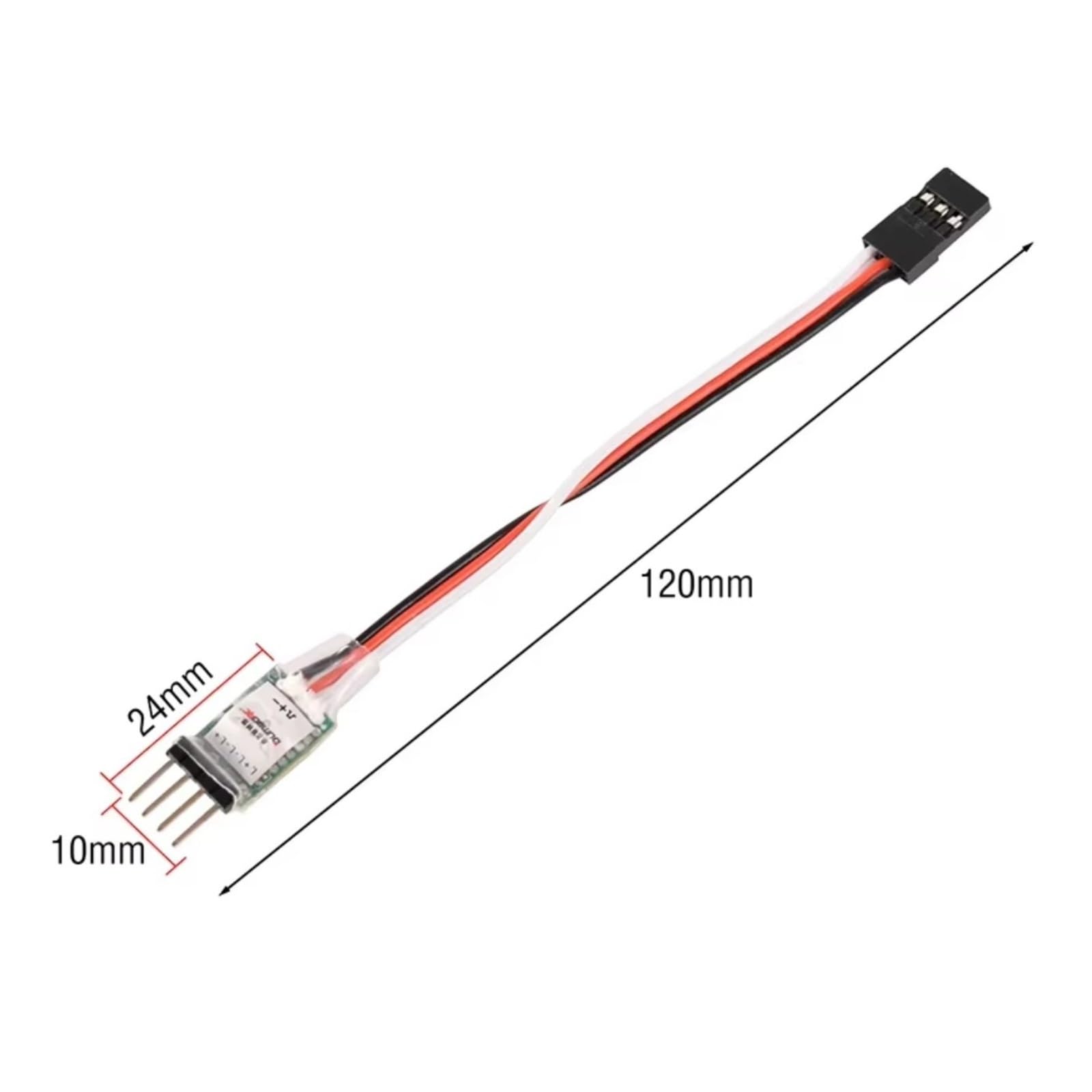 Controlador Rc Pane Módulo Controlador Lámpara De3 Canales Para Vehículo RC Ala Fija Avión Interruptores Luz Sistema Encendido Apagado Enchufe JR Reparación Actualización