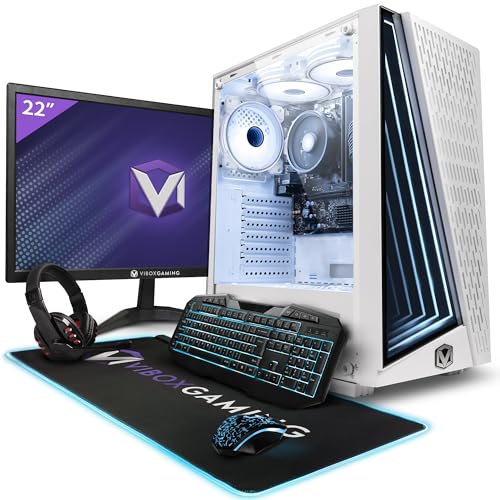 Vibox VI-48 Full Gaming PC - 22" Monitor - AMD Ryzen 3200GE Processor 4GHz - Radeon Ve...
