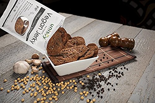 Unisoy Vegan Jerky Cracked Black Pepper 3 Pack - Thumbnail 5
