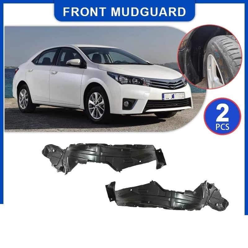 Guardabarros Toyota Corolla 2014-2019 para proteger la rueda delantera izquierda de impactos 2
