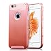 iPhone 6S case, technext020 Pink Tough Gel Armor Cover for iPhone 6 6S Protective Bumper Hybrid Hard Plastic and Soft Silicone Case for Apple iPhone 6 and iPhone 6S Rose Gold