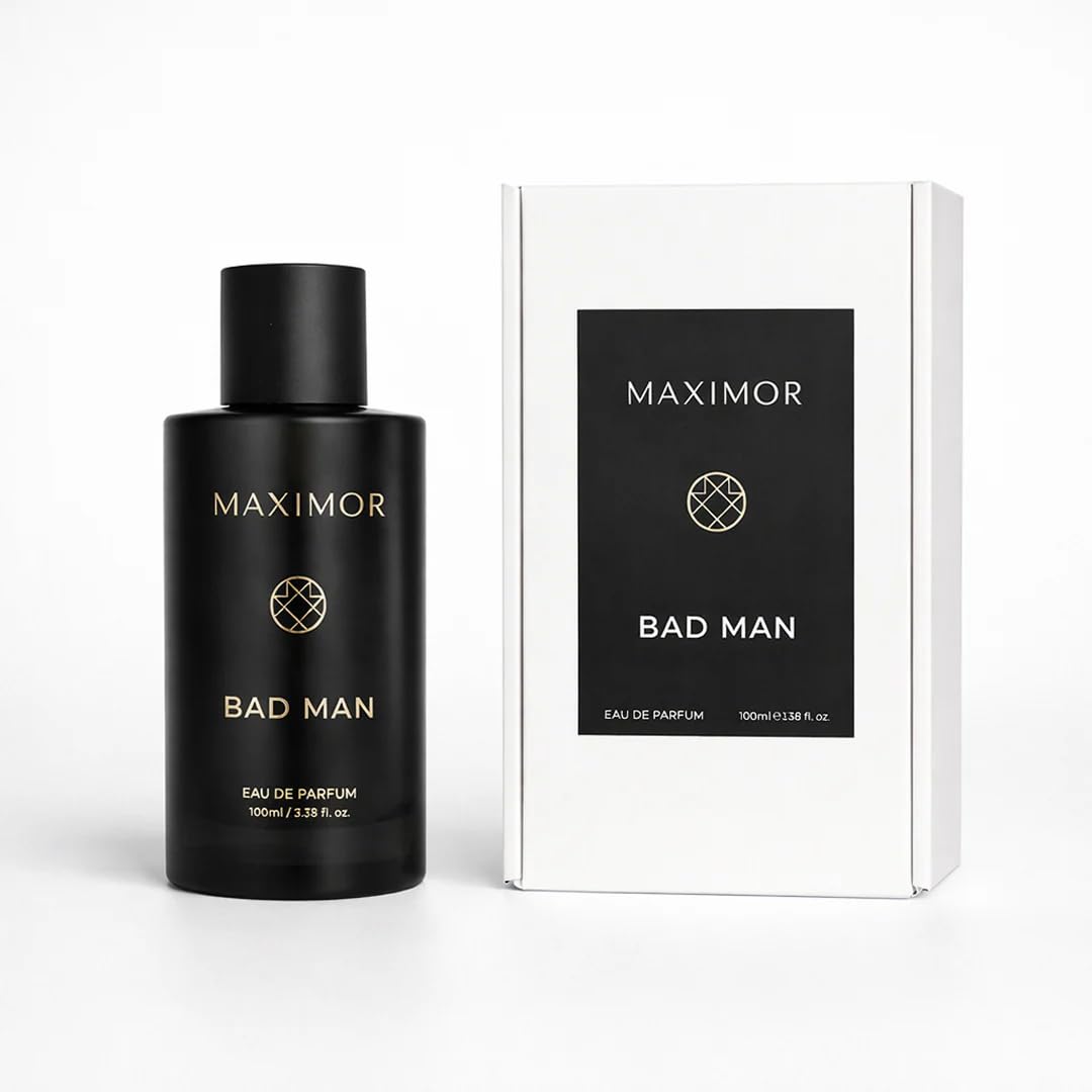 MAXIMOR Bad Man Perfume | Marine Fresh Spicy Woody Fragrance | Eau de Parfum, 12 Hours Long Lasting, Vanilla Jasmine Sandalwood Cinnamon 100ml-picture-15