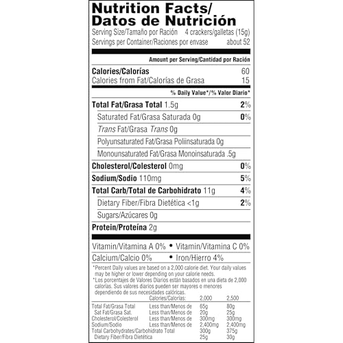 Keebler Export Sodas Soda Crackers, Soup Crackers, Lunch Snacks, Original, 28oz Can (1 Can) - image 9