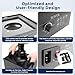Sovol Solder Fume Extractor, 100W Suction Smoke Absorber Remover with Air Volume 200m³/h, 3-Stage Filtration, 2 shapes of Smoke Hoods and 3 Exhaust Hoses for Welding Smoke Absorption Soldering