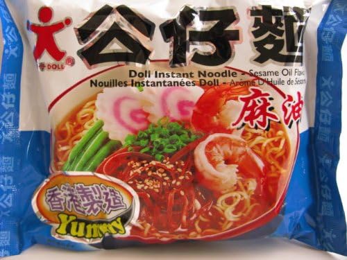 Doll Instant Noodle, Sesame Oil Flavour, 3.53 oz (30 packs)