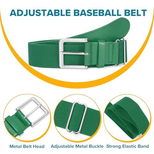 Image of Baseball Socks and Belt Combo for Youth Adult - Softball Socks and Belt for Boys and Girls