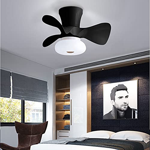 Ventilateur silencieux DC avec éclairage de plafond et 6 vitesses réglables