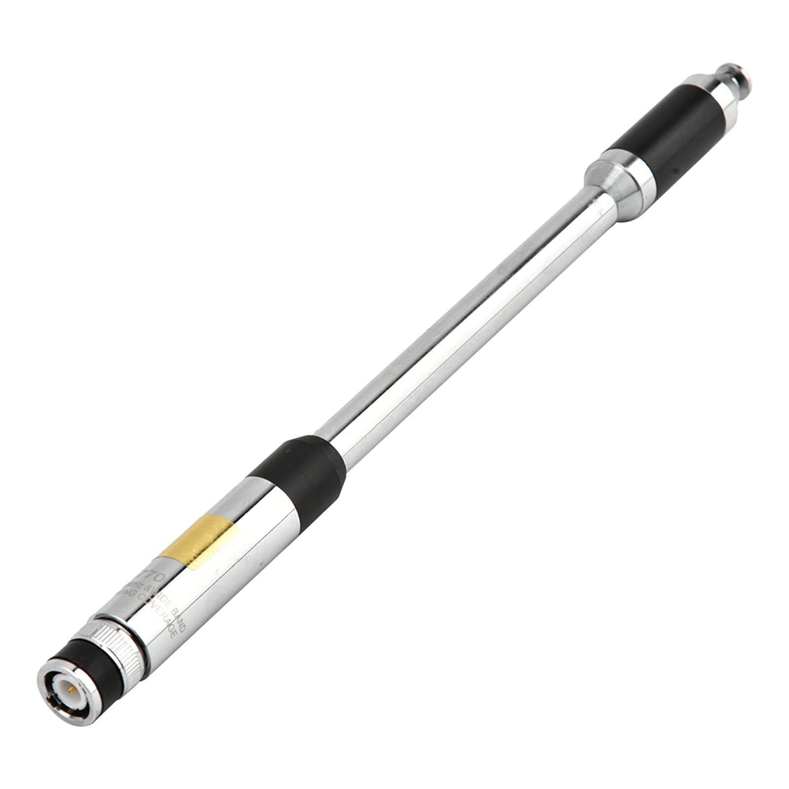 Antenne BNC Double Bande RH770 Antenne Extensible Antenne Radio Bidirectionnelle en Acier Inoxydable pour Talkies-Walkies