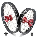 KKE-14-17-Mini-Kids-Wheels-Fit-for-GasGas-MC85-2024-KTM-85SX-TC85-21-24-Spoked-Wheels-Dirt-Bike-Red-Hubs