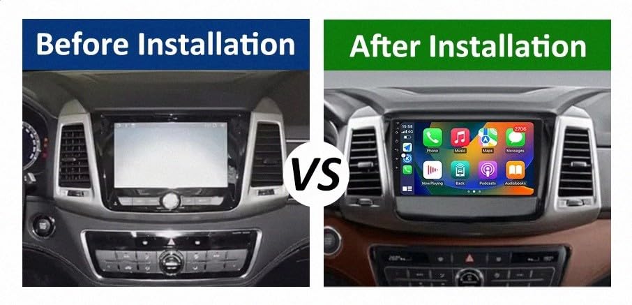 Radio coche 2 DIN para actualizar el salpicadero de SsangYong Rexton 2018 con Android Auto 2