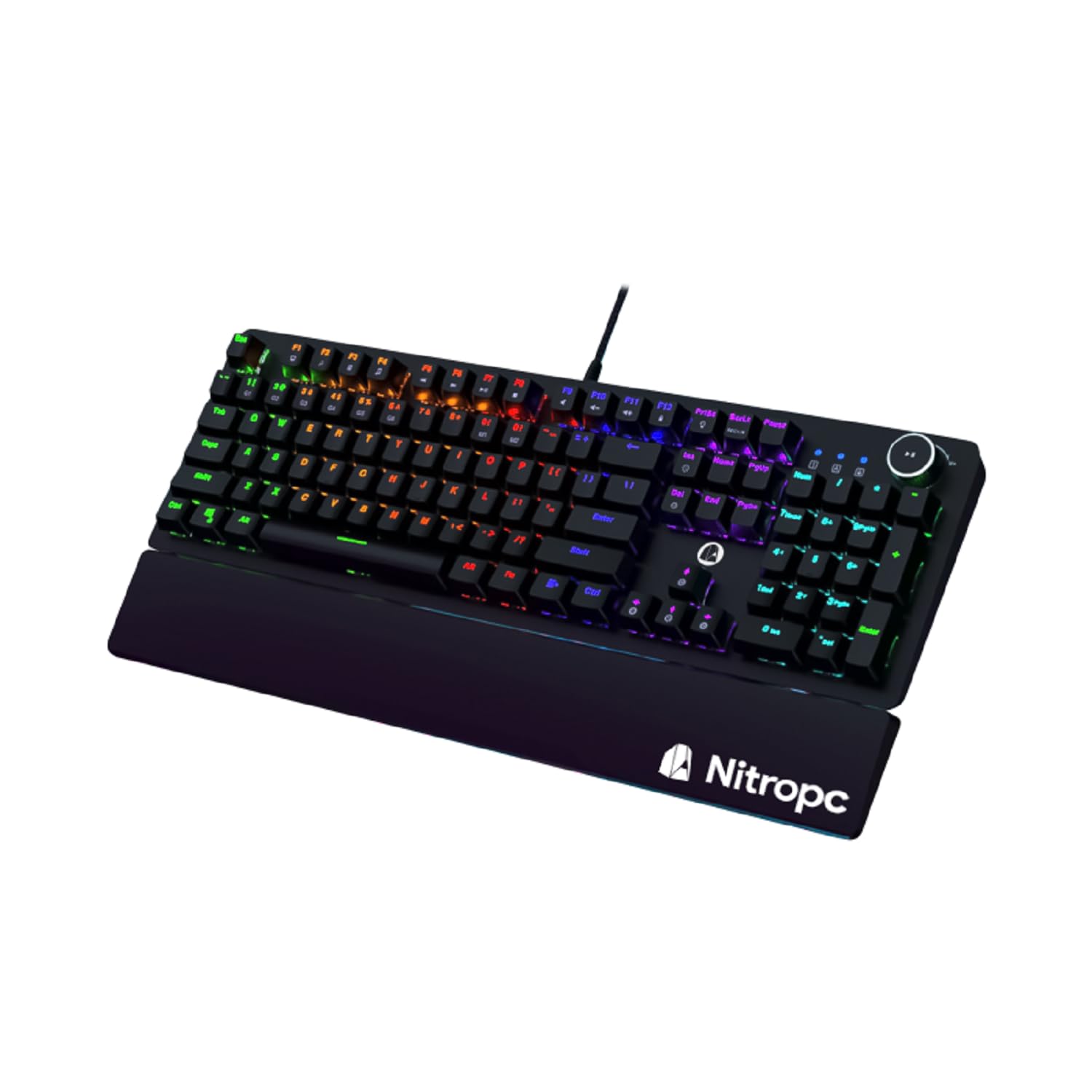 NitroPC - PC Gaming Extremo (AMD Ryzen 7 7800X3D 8/16 5.0GHz, RTX 5070 12GB, RAM 32GB, M.2 2TB, Windows 11 Pro, iluminación RGB, WiFi) Ordenador de sobremesa, PC Gamer (Blanco)