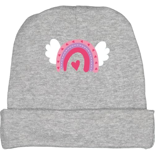 inktastic Colorful Rainbow, Boho Rainbow, Hearts, Wings Baby Beanie Hat