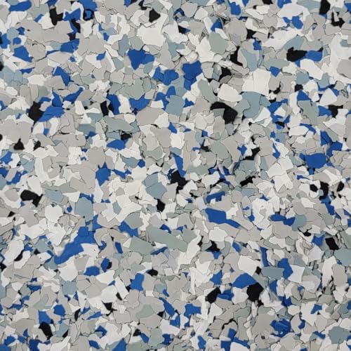Armor Epoxy Floor Flakes for Interior Concrete Floors - 40 LB Box (Mystic Cove)