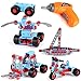 KIDIDDO Educational Construction Toys, Build & Play building block Set for Kids 6-7-8-9 & 10-YEAR-OLD, W Power Drill .10 in 1 STEM Learning, Best Creative Take Apart Fun Gift Idea for Boys & Girls