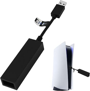 for Ps4 Camera Adapter, 1 Pcs for Ps5 Camera Adapter with Playstation Vr On Playstation 5 Ps4 Usb Type a Camera Usb