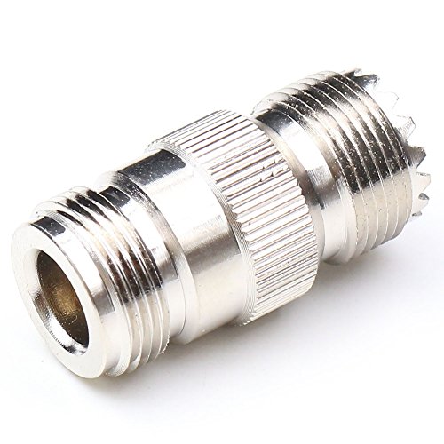 Conectores coaxiales N hembra a UHF hembra 2 unidades miniatura 4